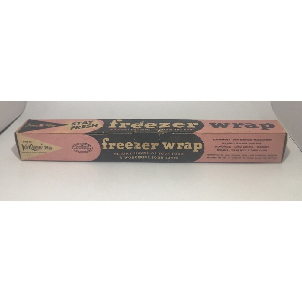 VINTAGE DORA MAY FREEZER WRAP PAPER KITCHEN